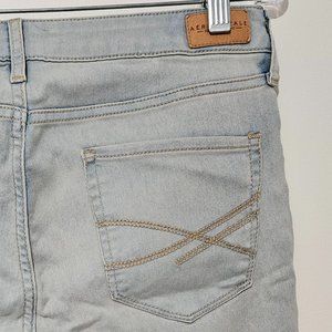 Aeropostale High Rise Jeggings Skinny Jeans Size 8 R x 27 Stretch Crop Pants